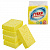 Губки для посуды 110х70х20 мм, ЦЕЛЛЮЛОЗНЫЕ, КОМПЛЕКТ 5 штук, желтые, LAIMA