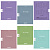 Тетрадь обложка пластик, 12 л., линия, HATBER, Color Set (микс в спайке), 092026, 12Т5В2пл