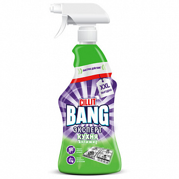 Средство для чистки плит, духовок 750 мл, CILLIT BANG "Антижир + Сияние", распылитель
