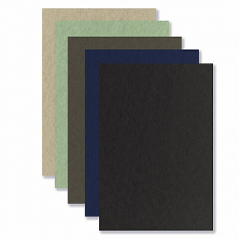 Бумага для пастели А4 в папке, 20 листов 5 цветов, 180 гр/м2, BRAUBERG ART CLASSIC