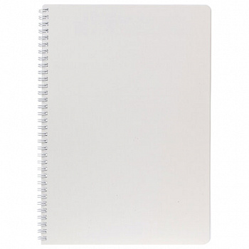 Тетрадь А4 96л. HATBER гребень, клетка, Soft-touch ламинация, SoloMatte_Арктический б, 96Т4лВ1гр