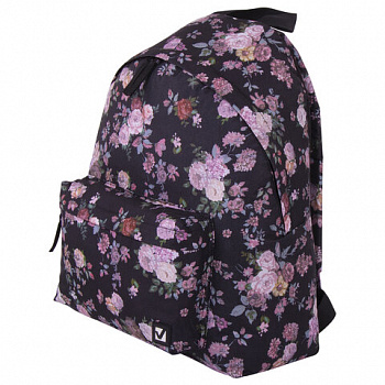 Рюкзак BRAUBERG СИТИ-ФОРМАТ универсальный, "Roses", разноцветный, 41х32х14 см