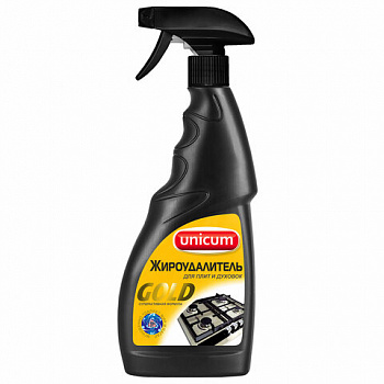 Средство для чистки плит, духовок, грилей от жира/нагара 500 мл, UNICUM (Уникум) "Gold", спрей
