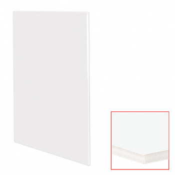 Пенокартон матовый, 70х100 см, толщина 10 мм, белый, КОМПЛЕКТ 5 листов, BRAUBERG