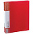Папка 40 вкладышей BRAUBERG "Contract", красная, вкладыши-антиблик, 0,7 мм, бизнес-класс