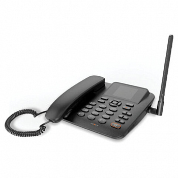Телефон сотовый офисный TEXET FX-200, 2 SIM, 2,4", 512 Мб, microSD, FM, MP3, BT, спикерфон,черный