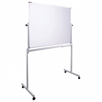 Доска магнитно-маркерная НА СТЕНДЕ 90х120 см, 2-сторонняя, BRAUBERG