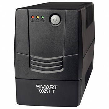 Источник бесперебойного питания SMARTWATT UPS UNI 1050E, 1050 ВА (630 Вт), 2 розетки