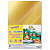 Цветная бумага А4 мелованная ВОЛШЕБНАЯ, 10 листов, 10 цветов, 200х280 мм, ЮНЛАНДИЯ "ДОМИКИ"
