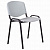 Стул STAFF "Iso Plast CF-009", черный каркас, пластик серый
