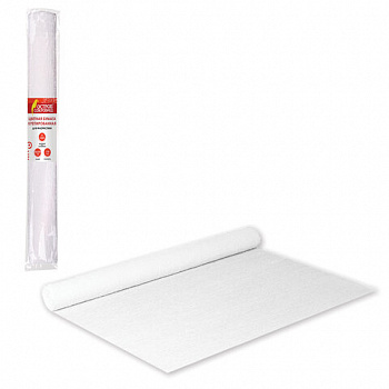 Бумага гофрированная/креповая, 110 г/м2, 50х250 см, белая, ОСТРОВ СОКРОВИЩ