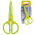Ножницы ЮНЛАНДИЯ "МУЛЬТЯШКИ", 125 мм, с безопасными пластиковыми лезвиями, зеленые