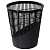 Корзина для бумаг, 11 л, сетчатая, черная, BRAUBERG