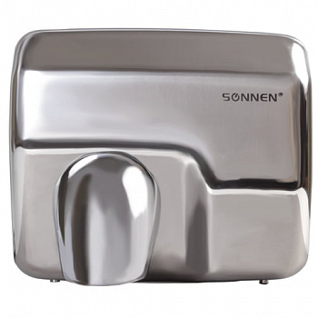 Сушилка для рук SONNEN HD-798S, 2300 Вт, нержавеющая сталь, антивандальная, серебристая