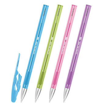 Ручка гелевая BRAUBERG "ULTRA GEL PASTEL", СИНЯЯ, стандартный наконечник 0,5 мм, линия письма 0,35 мм
