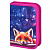 Пенал BRAUBERG, 1 отделение, 2 откидные планки, полиэстер, 21х14 см, Cute fox