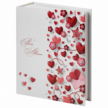 Фотоальбом BRAUBERG "Любовные истории" на 304 фото 10х15см, твердая обложка, термосклейка