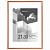 Рамка 21х30 см с паспарту 15х21 см небьющаяся, багет 5 мм, пластик, BRAUBERG "Smart", золотистая