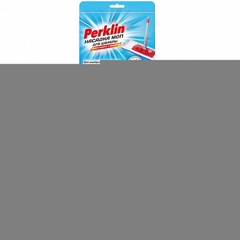 Насадка МОП плоская для швабры/держателя 50 см, микрофибра/абразив (ТИП К), PERKLIN