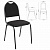 Стул для посетителей РС00Л, черный каркас, ткань черная