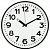 Часы настенные TROYKATIME (TROYKA) 78770783, круг, белые, черная рамка, 30,5х30,5х3,5 см