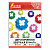 Цветная бумага, А4, ТОНИРОВАННАЯ В МАССЕ, 60 листов 12 цветов, склейка, 80 г/м2, ОСТРОВ СОКРОВИЩ, 210х297 мм