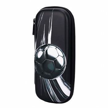 Пенал BRAUBERG, 1 отделение, 1 откидная планка, EVA, 22х10х5 см, "Metal ball"