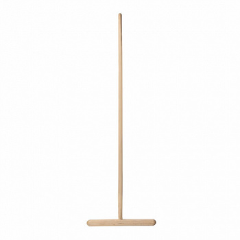 Швабра для пола деревянная, длина черенка 120 см, рабочая часть 35 см