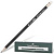 Карандаш чернографитный FABER-CASTELL, 1 шт., "1112", НВ, с ластиком, корпус черный