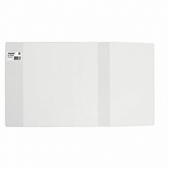 Обложка ПВХ со штрихкодом для учебников и тетрадей А4, контурных карт БОЛЬШОГО ФОРМАТА, СУПЕРПЛОТНАЯ, 180 мкм, 300х580 мм, ПИФАГОР