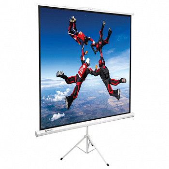 Экран проекционный на треноге (180х180 см), матовый, 1:1, BRAUBERG "TRIPOD"