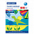 Картон цветной А4 2-сторонний МЕЛОВАННЫЙ, 20 листов, 10 цветов, в папке, BRAUBERG, 200х290 мм