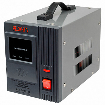 Стабилизатор РЕСАНТА АСН-2000/1-Ц, 2000 Вт, 140-260 В, наполный, 63/6/4