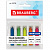 Закладки клейкие неоновые BRAUBERG, 48х10 мм, 100 штук (5 цветов х 20 листов), в пластиковом диспенсере