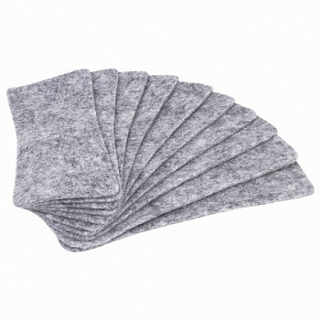 Салфетки сменные для стирателя магнитного BRAUBERG "Extra", 63х150 мм, КОМПЛЕКТ 10 шт.