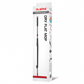 Швабра с отжимом плоская для мытья полов и уборки "Dry Flat Mop", LAIMA