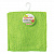 Салфетка из МИКРОФИБРЫ универсальная 25х25 см, зеленая, 180 г/м2, ЛЮБАША ЭКОНОМ