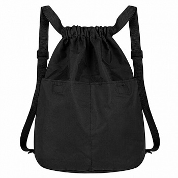 Рюкзак спортивный мешок HEIKKI PACK (ХЕЙКИ), 2 отделения, увеличенный объем, 40х35 см, черный