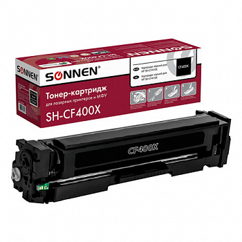 Картридж лазерный SONNEN (SH-CF400X) для HP LJ Pro M277/M252 ВЫСШЕЕ КАЧЕСТВО черный, 2800 страниц