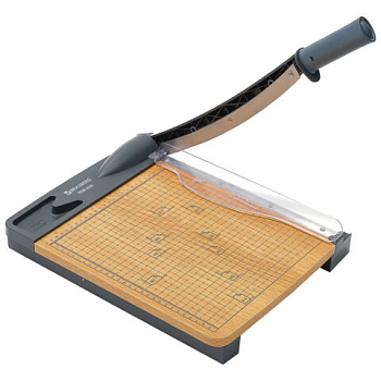 Резак сабельный BRAUBERG KATANA WOOD TSW-420 A4, 20 листов, длина реза 300 мм, деревянное основание