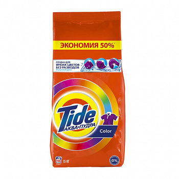 Стиральный порошок-автомат 15 кг, TIDE, 100 стирок