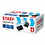Зажимы для бумаг STAFF ECO, КОМПЛЕКТ 12 шт, 32 мм, на 140 листов, черные, картонная коробка