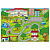 Настольное покрытие BRAUBERG KIDS, А3+, пластик, 46x33 см, "Лабиринт"