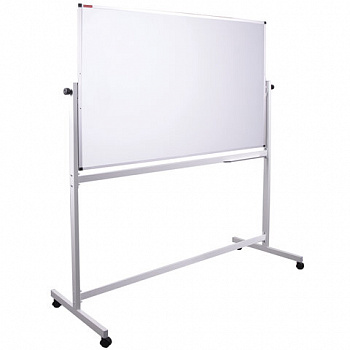 Доска магнитно-маркерная НА СТЕНДЕ 120х180 см, 2-сторонняя, BRAUBERG