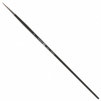 Кисть художественная проф. BRAUBERG ART CLASSIC, колонок, круглая, № 0, длинная ручка