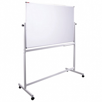 Доска магнитно-маркерная НА СТЕНДЕ 100х150 см, 2-сторонняя, BRAUBERG