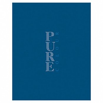 Тетрадь А5 96 л., HATBER-ECO, скоба, офсет №2, ЭКОНОМ, клетка, обложка картон, PURE Colour, Голубика, 092123, 96Т5C1_34813