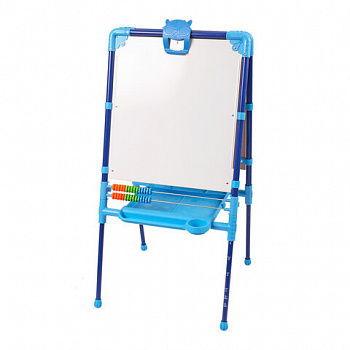Мольберт растущий для мела/магнитно-маркерный, 53х46 см, BRAUBERG "NIKA KIDS", синий