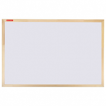Доска магнитно-маркерная 60х90 см, деревянная рамка, BRAUBERG "Wood"