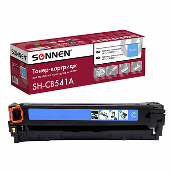 Картридж лазерный SONNEN (SH-CB541A) для HP CLJ CP1215/1515 ВЫСШЕЕ КАЧЕСТВО, голубой, 1400 страниц